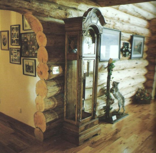 Handcrafted Log Interior