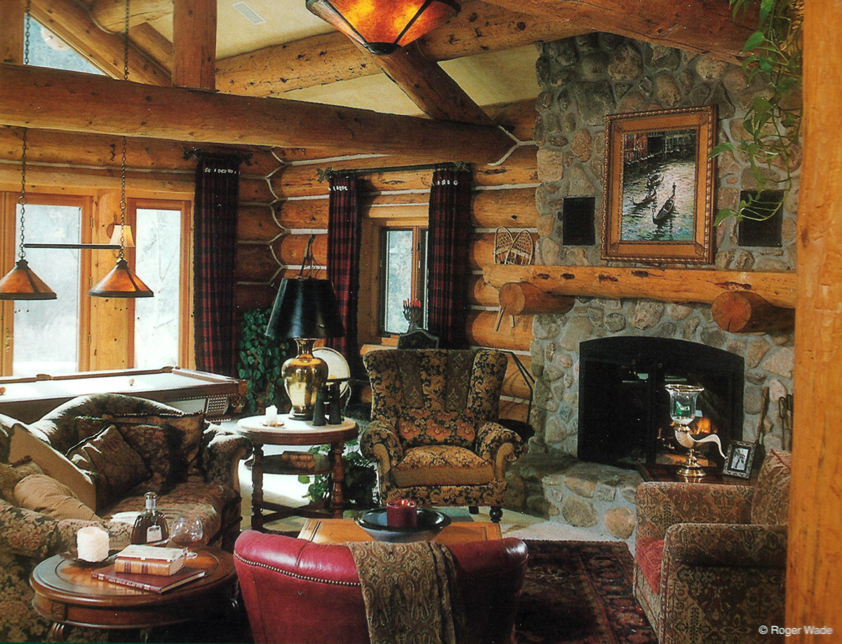 Fireplaces – Handcrafted Log Homes
